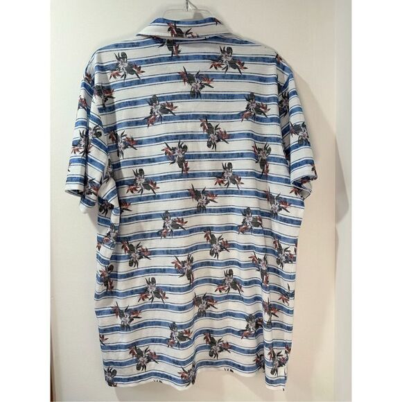 Cremieux men’s floral print polo shirt size XL. #7-0199 - Picture 3 of 3